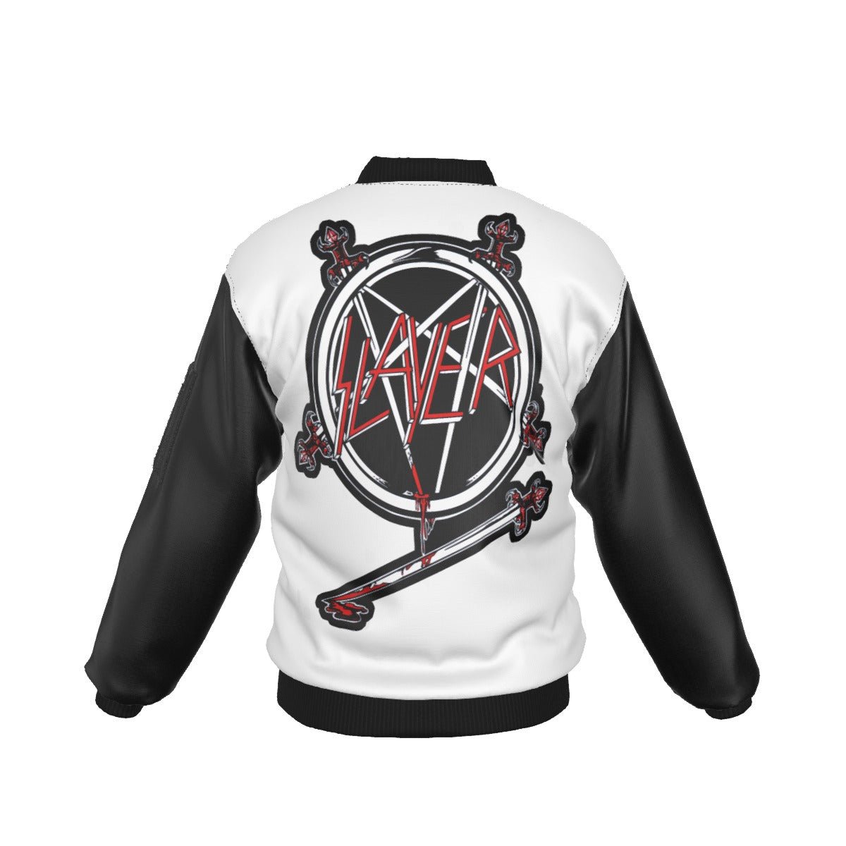 Slayer Mens Bomber Jacket Black