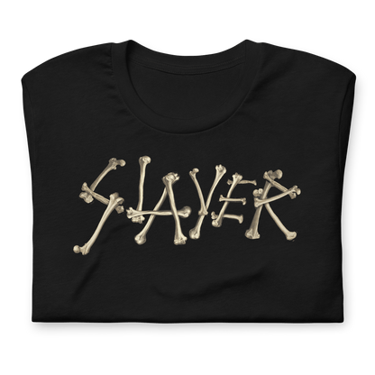 Slayer Bone Logo Officially Licensed Mens T Shirt Black