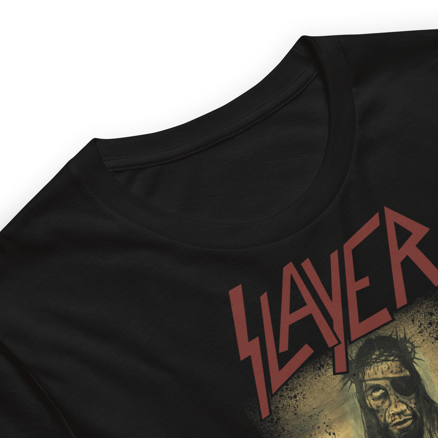 Slayer Christ Illusion Jumbo Print Officially Licensed Mens T Shirt Black