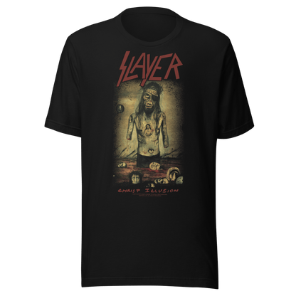 Slayer Christ Illusion Jumbo Print Officially Licensed Mens T Shirt Black