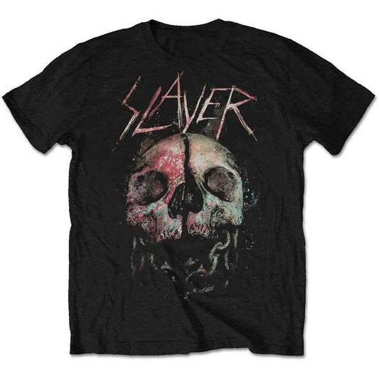 SLAYER Cleaved Skull Mens T Shirt Officially Licensed
