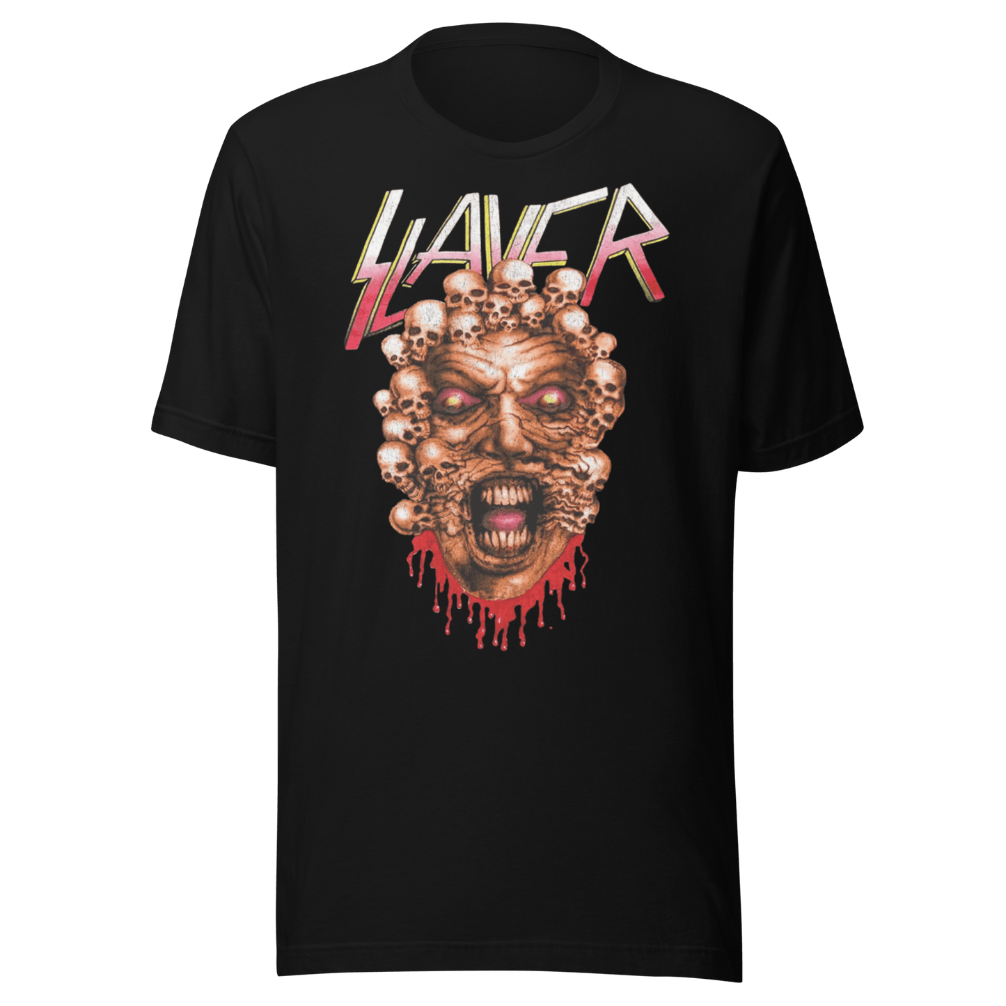Slayer Demon Drip Jumbo Print Officially Licensed Mens T Shirt Black