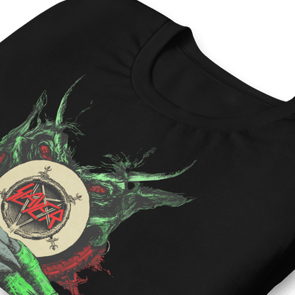 Slayer Demon Hands Vintage Jumbo Print Officially Licensed Mens T Shirt Black