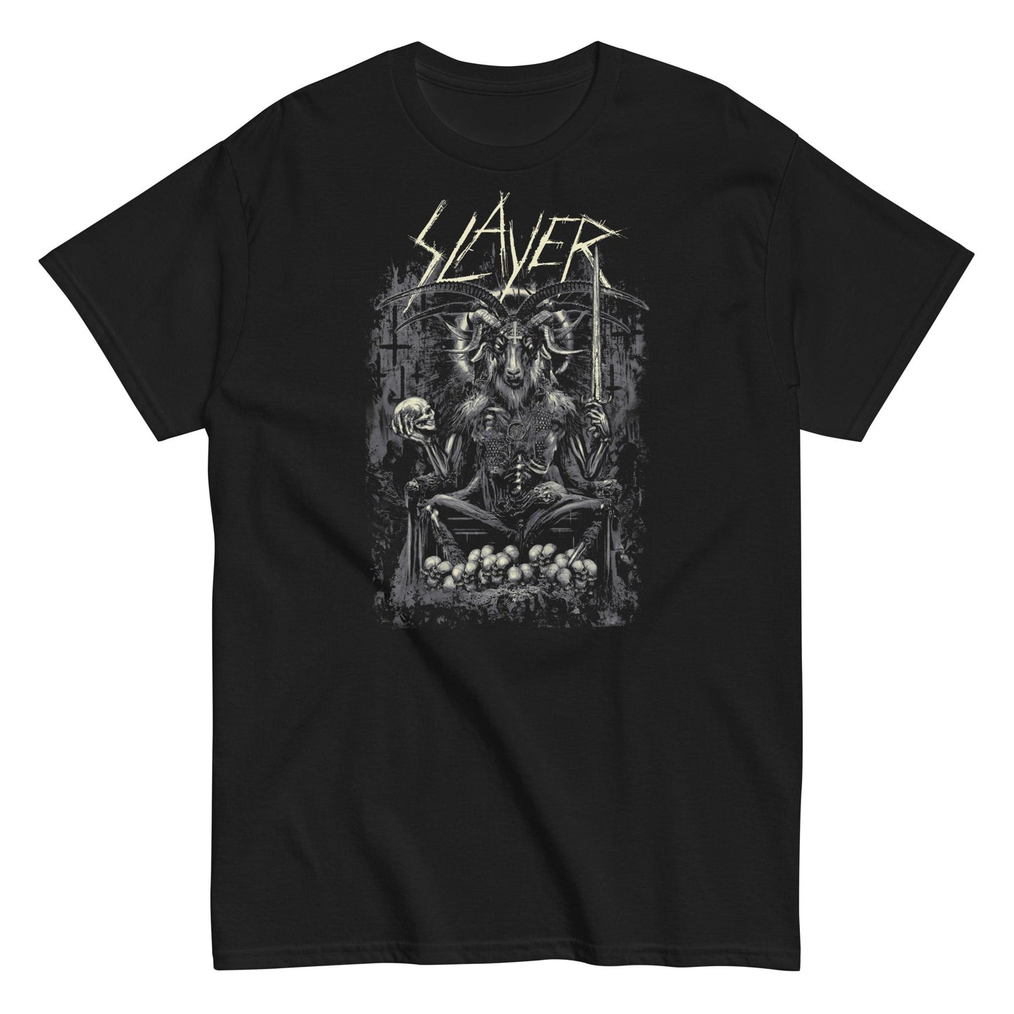 Slayer Demon Head Mens T Shirt Black