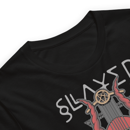 Slayer Devil's Horns Vintage Jumbo Print Officially Licensed Mens T Shirt Black