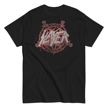 Slayer Drip Logo Officially Licensed Mens T Shirt Black