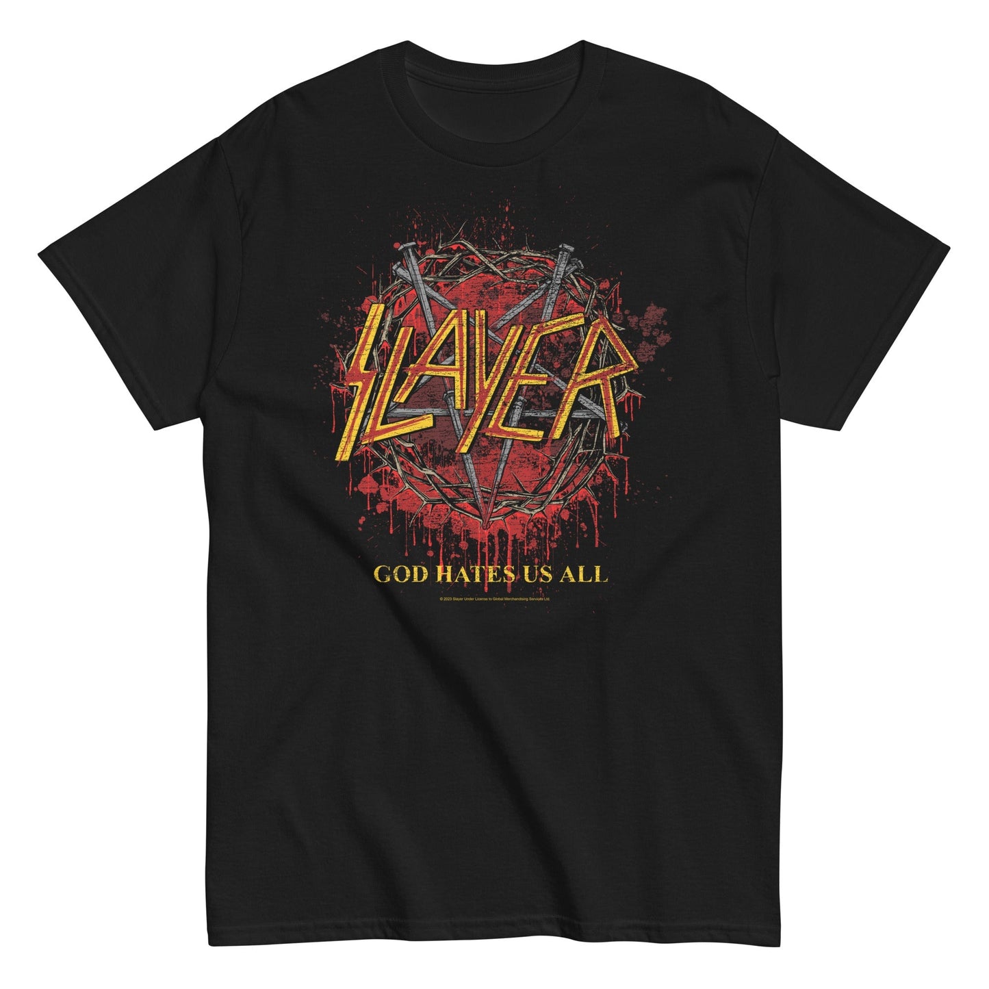 Slayer God Hates Us All Mens T Shirt Black