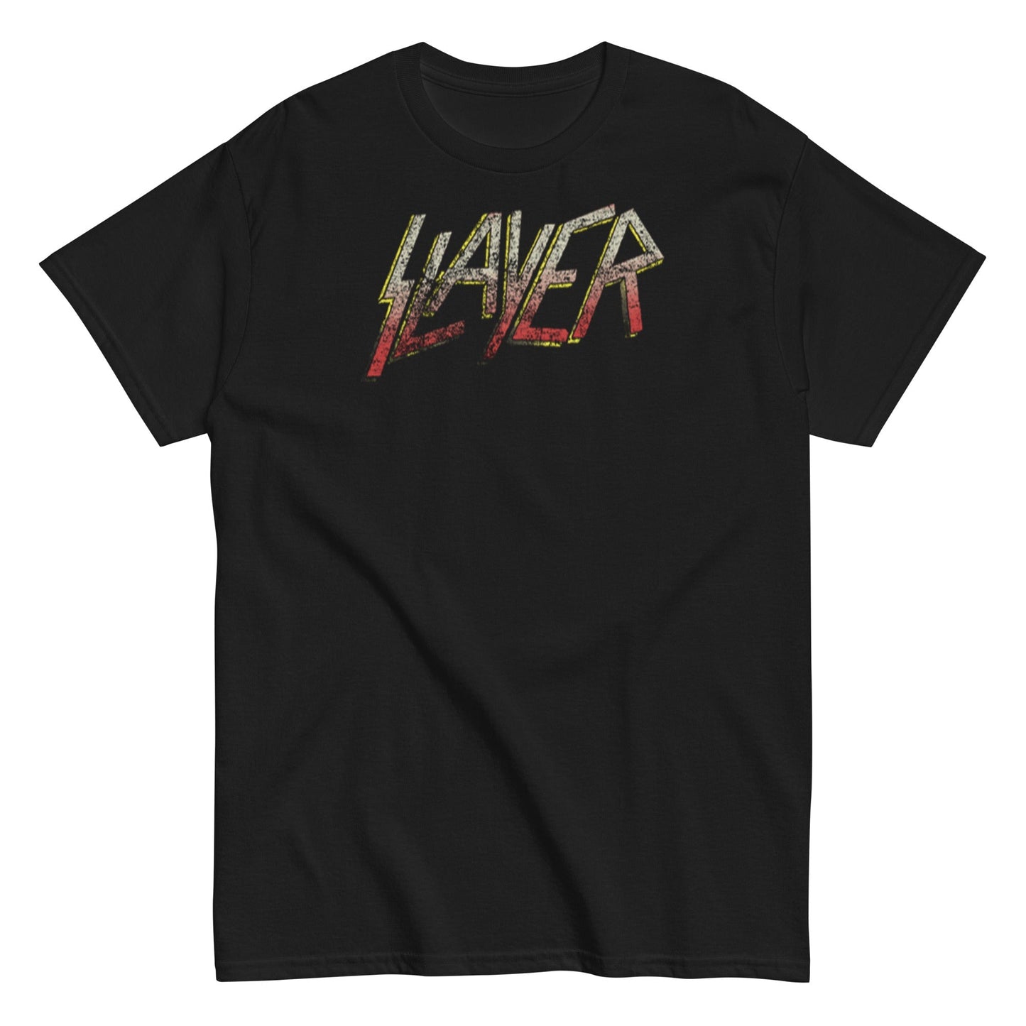 Slayer Gradient Logo Mens T Shirt Black