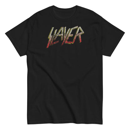 Slayer Gradient Logo Officially Licensed Mens T Shirt Black