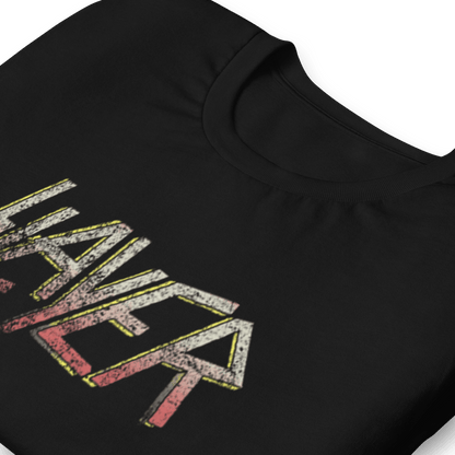 Slayer Gradient Logo Officially Licensed Mens T Shirt Black