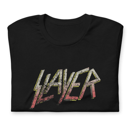 Slayer Gradient Logo Officially Licensed Mens T Shirt Black