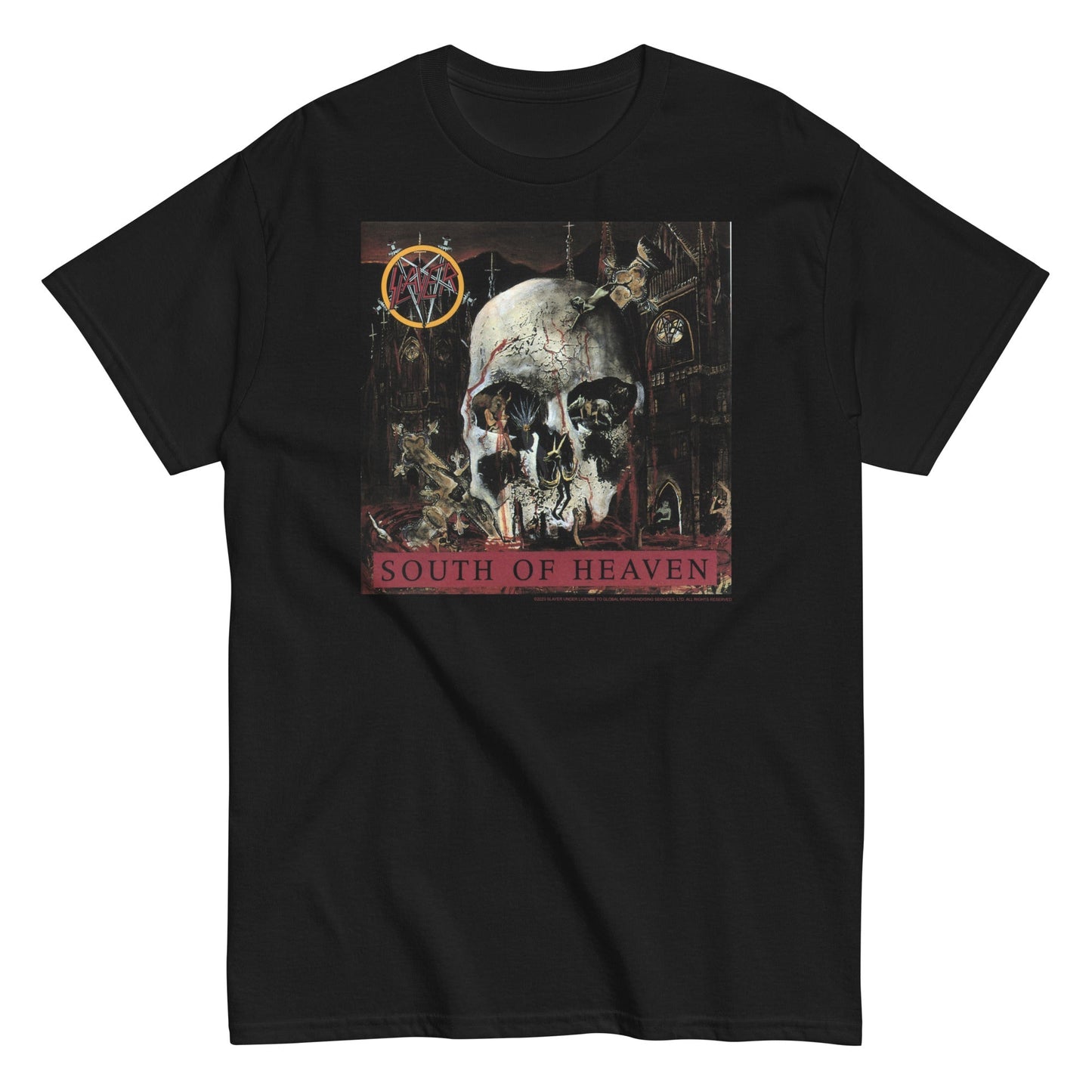 Slayer Heaven Cover Mens T Shirt Black