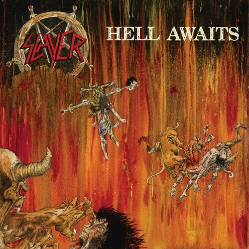 Hell Awaits (Red Velvet Marbled Colored Vinyl, Poster)  Vinyl Record