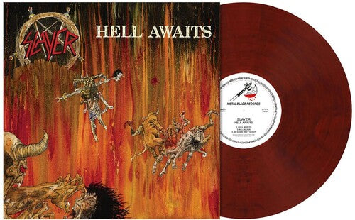Hell Awaits (Red Velvet Marbled Colored Vinyl, Poster) [Vinyl] Vinyl Record