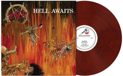Hell Awaits (Red Velvet Marbled Colored Vinyl, Poster) [Vinyl] Vinyl Record