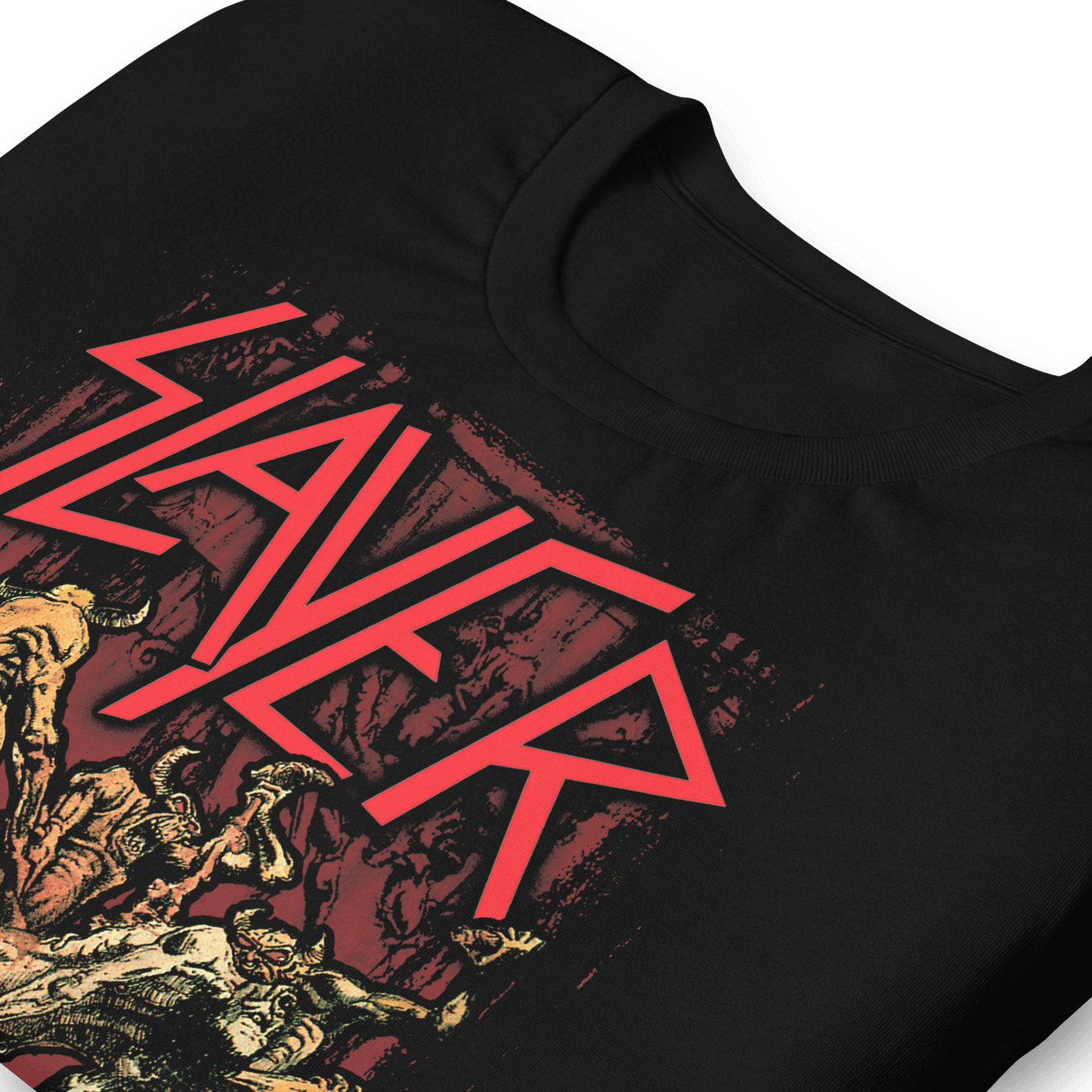 Slayer Hell Awaits Officially Licensed Mens T Shirt Black