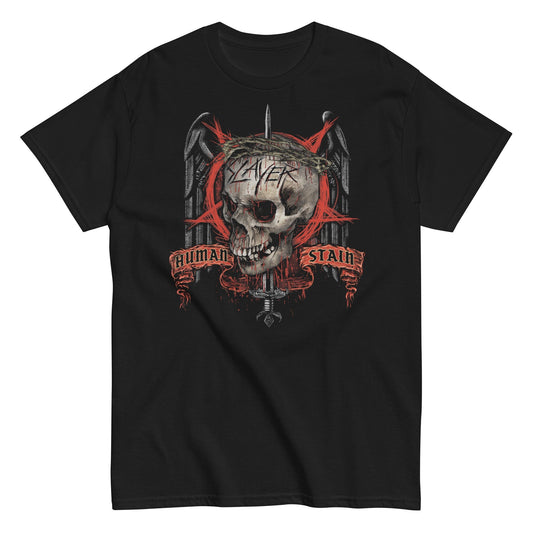 Slayer Human Stain Mens T Shirt Black