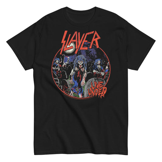 Slayer Live Undead Mens T Shirt Black