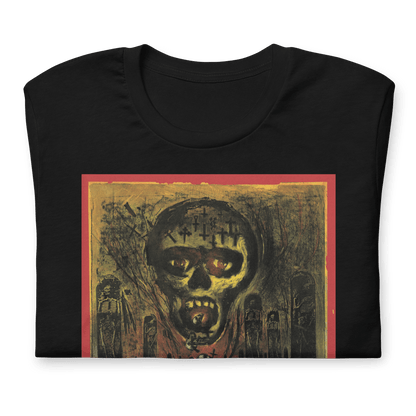Slayer Painted Skull Officially Licensed Mens T Shirt Black