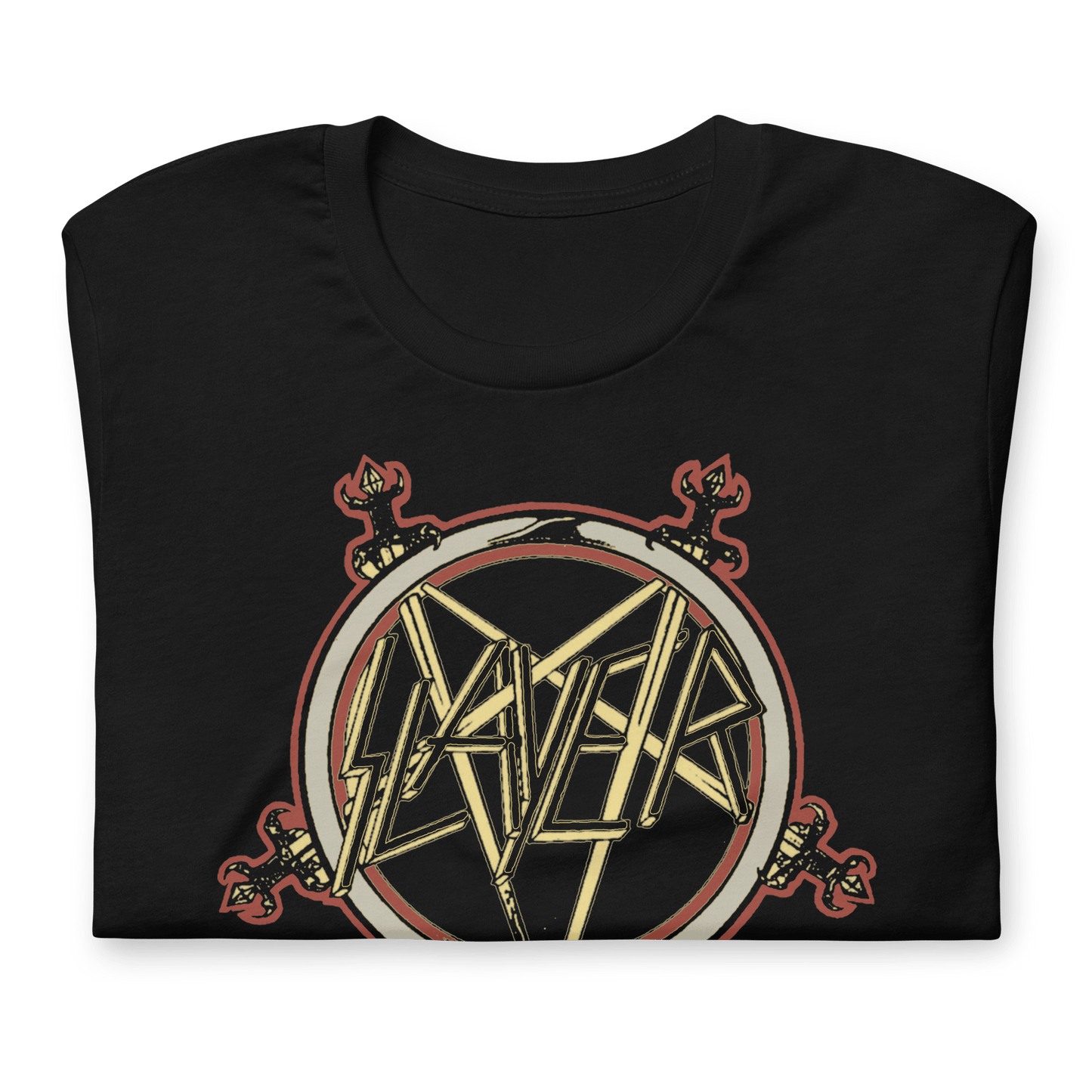 Slayer Pentagram Logo Officially Licensed Mens T Shirt Black