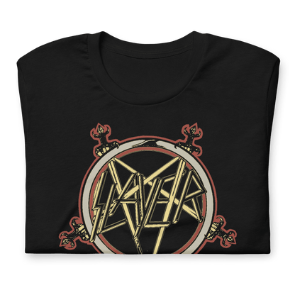 Slayer Pentagram Logo Officially Licensed Mens T Shirt Black