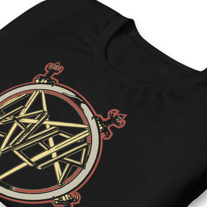 Slayer Pentagram Logo Officially Licensed Mens T Shirt Black