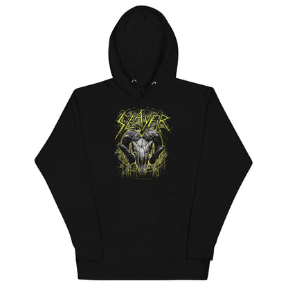 Slayer Ram Horns Classic Mens Hoodie Black