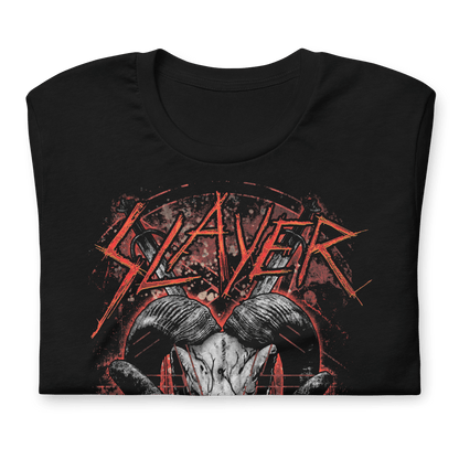 Slayer Ram's Head Officially Licensed Mens T Shirt Black