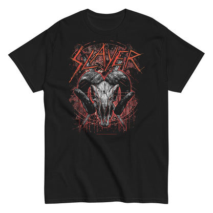 Slayer Ram's Head Officially Licensed Mens T Shirt Black