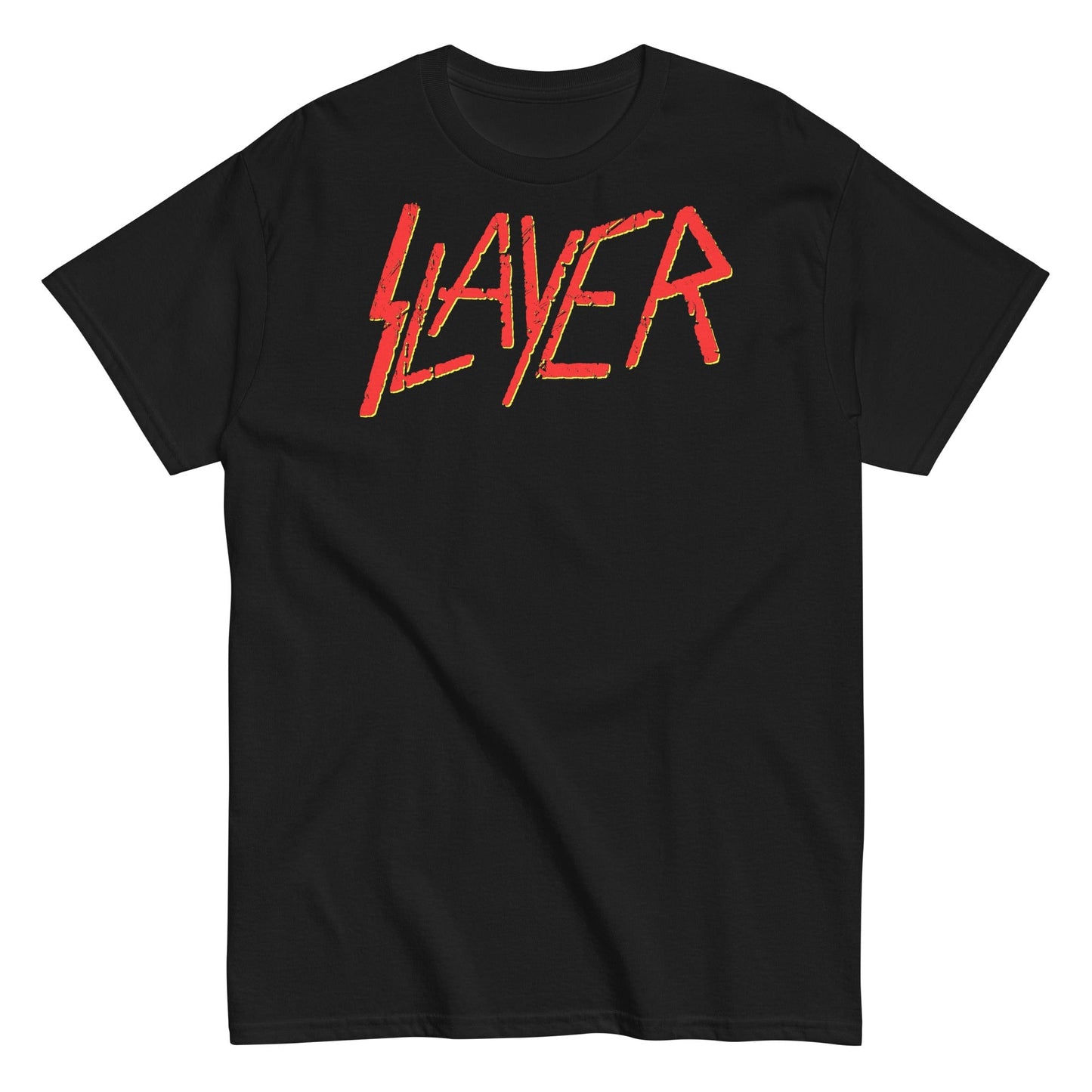 Slayer Red Logo Mens T Shirt Black