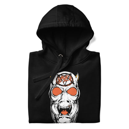 Slayer Reign In Blood 86-87 Tour Vintage Classic Mens Officially Licensed Hoodie Black