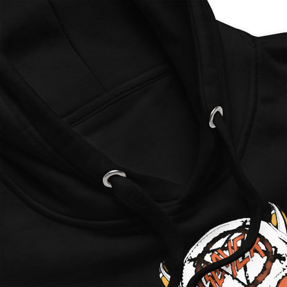 Slayer Reign In Blood 86-87 Tour Vintage Classic Mens Officially Licensed Hoodie Black
