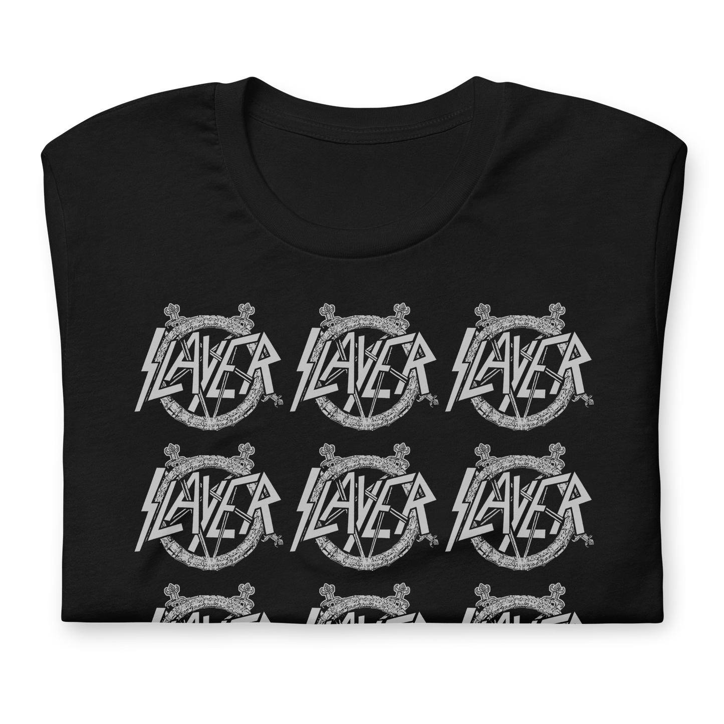 Slayer Repeat Logo Officially Licensed Mens T Shirt Black