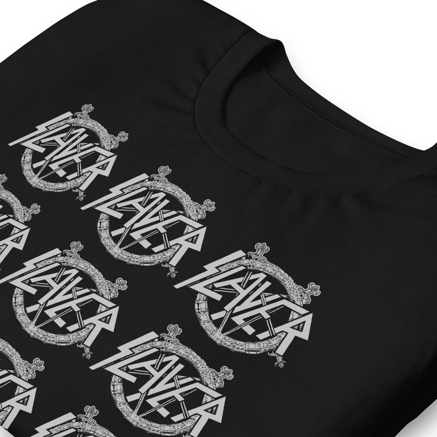 Slayer Repeat Logo Officially Licensed Mens T Shirt Black