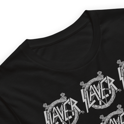 Slayer Repeat Logo Officially Licensed Mens T Shirt Black