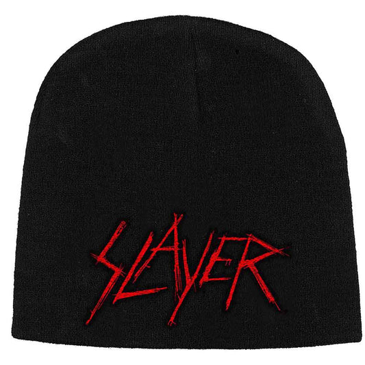 SLAYER Scratched Logo Beanie Hat Officially Licensed