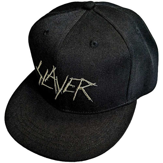 Slayer Scratchy Logo Officially Licensed Hat Black
