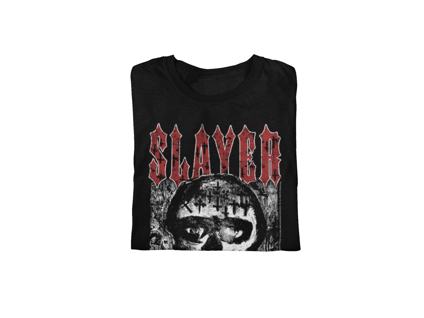 Slayer Seasons in the Abyss Jumbo Print Mens T Shirt Black