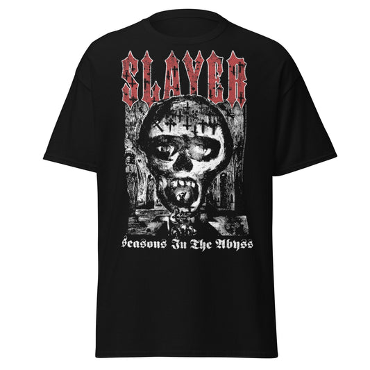 Slayer Seasons in the Abyss Jumbo Print Mens T Shirt Black