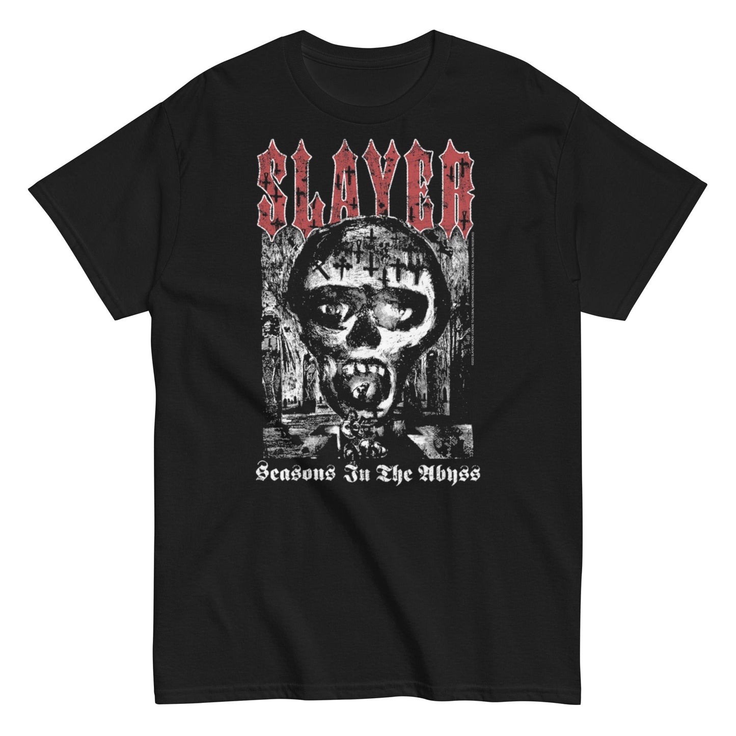 Slayer Seasons in the Abyss Mens T Shirt Black