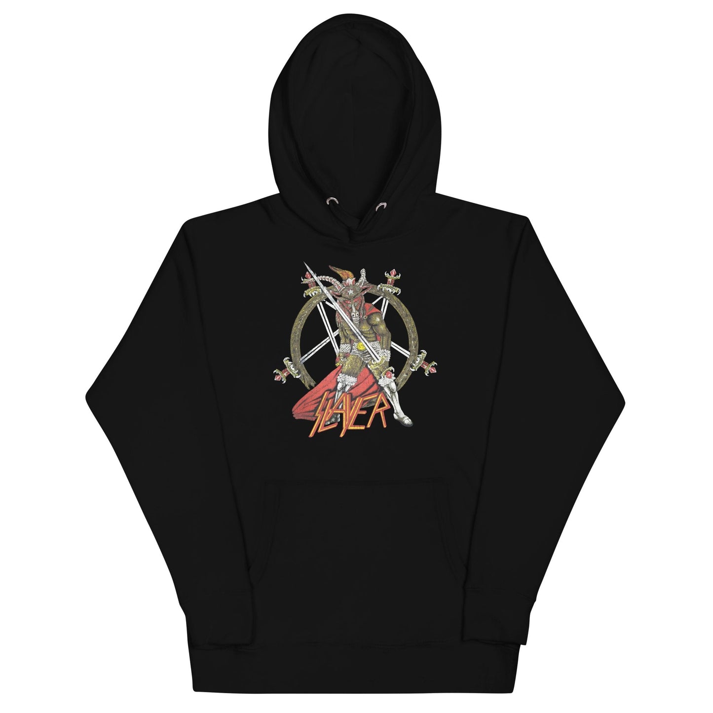Slayer Show No Mercy Classic Mens Officially Licensed Hoodie Black