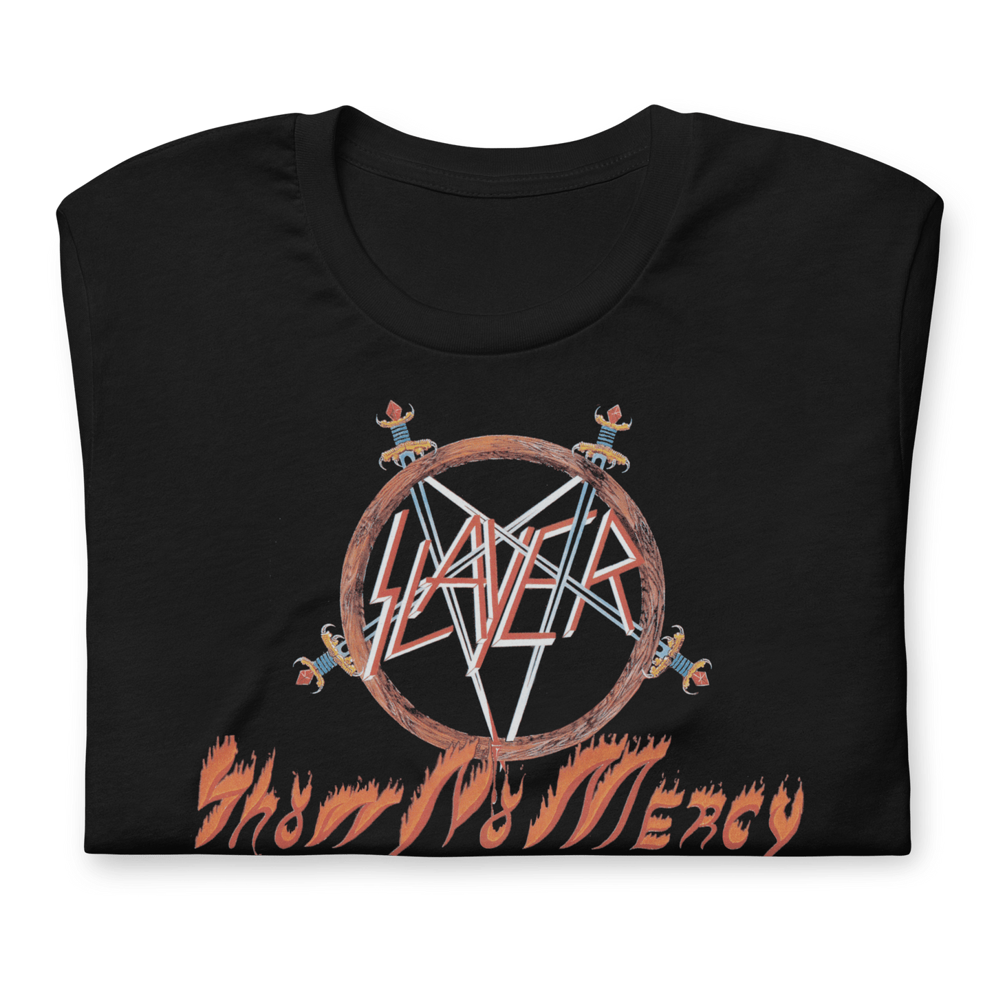 Slayer Show No Mercy Officially Licensed Mens T Shirt Black