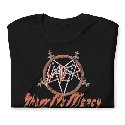 Slayer Show No Mercy Officially Licensed Mens T Shirt Black