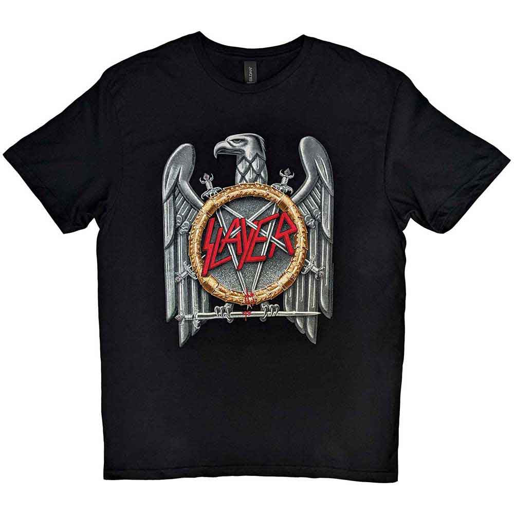 SLAYER Silver Eagle Mens T Shirt Officially Licensed