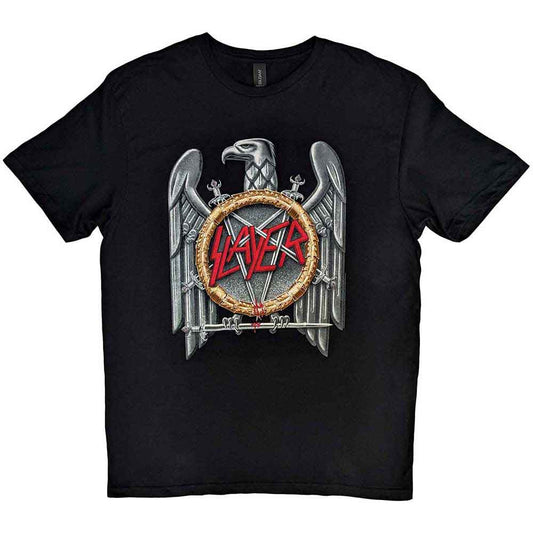 Slayer Silver Eagle Mens T Shirt Black Officially Licensed