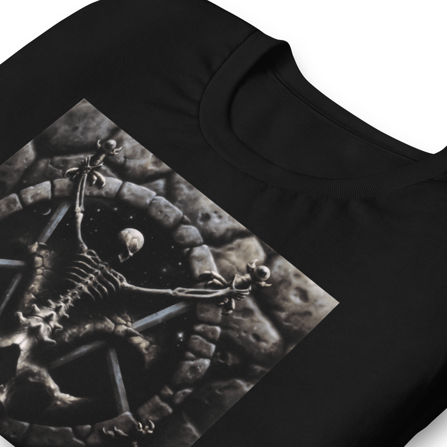 Slayer Skeleton Pentagram Officially Licensed Mens T Shirt Black