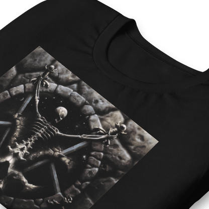 Slayer Skeleton Pentagram Officially Licensed Mens T Shirt Black