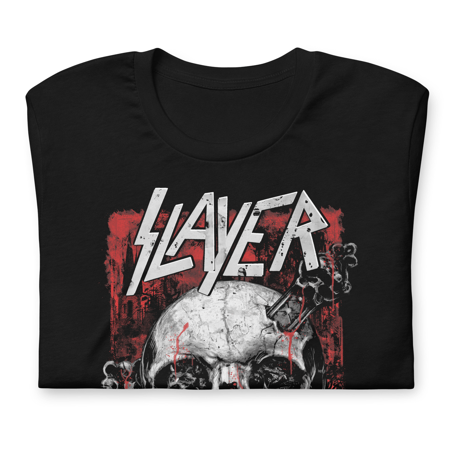 Slayer Skull Logo Officially Licensed Mens T Shirt Black
