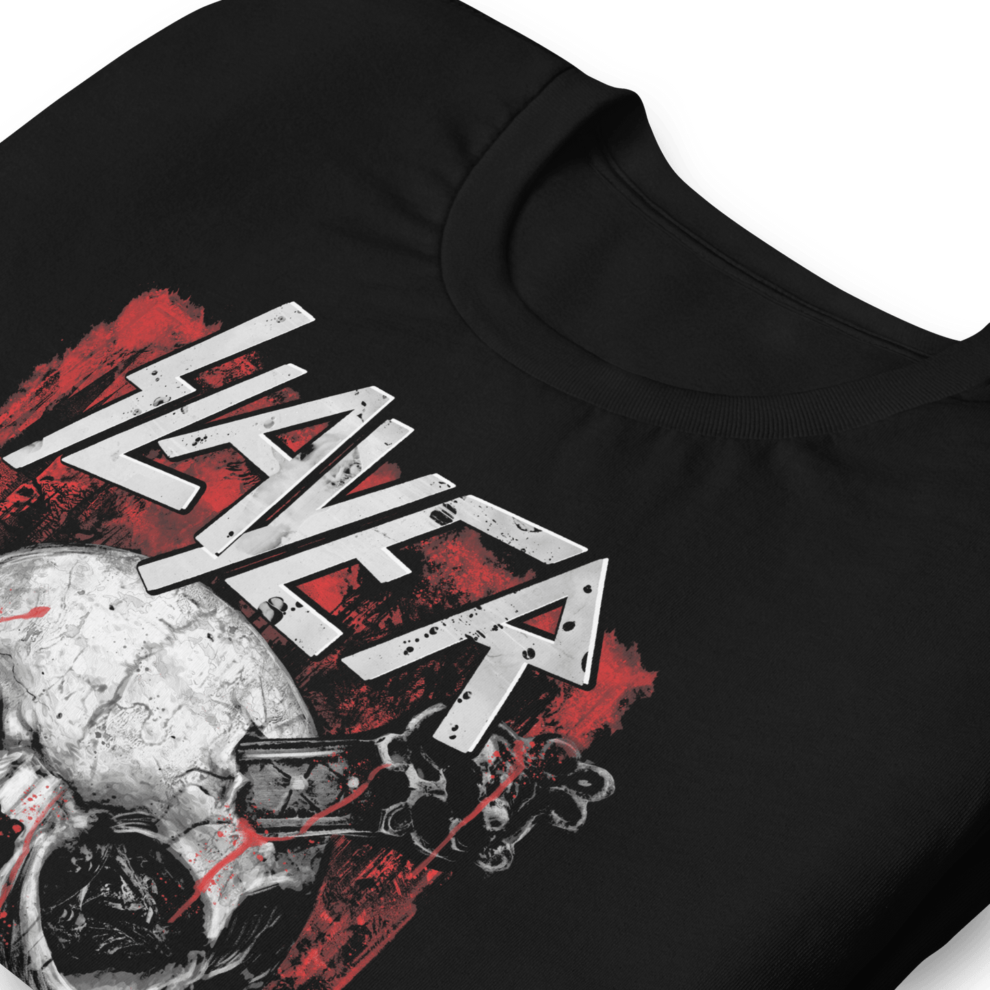 Slayer Skull Logo Officially Licensed Mens T Shirt Black