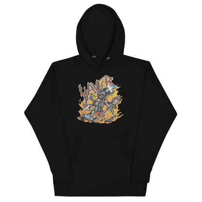 Slayer Slain by the Sword Classic Mens Officially Licensed Hoodie Black